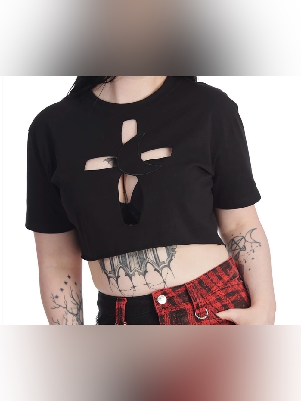Banned Alternative Cross My Heart Top
